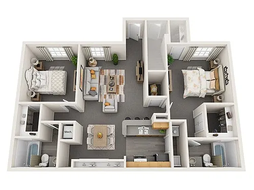 Floor plan 2 BRM