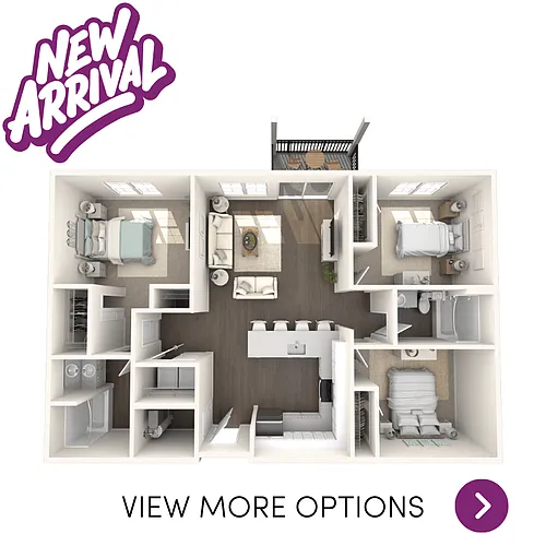 Floor plan 3 bedroom 2 bathroom (brand new)