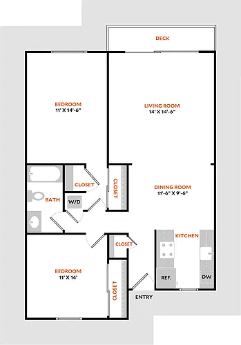 Floor plan Plan 2BR