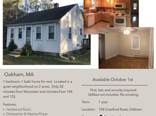 108 Crawford Rd, Oakham, MA 01068