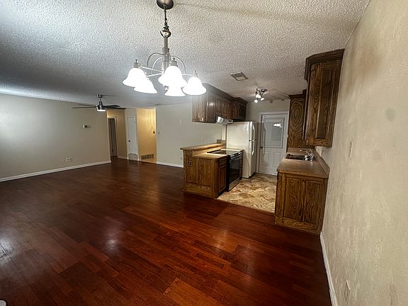 Living and kitchen from dining