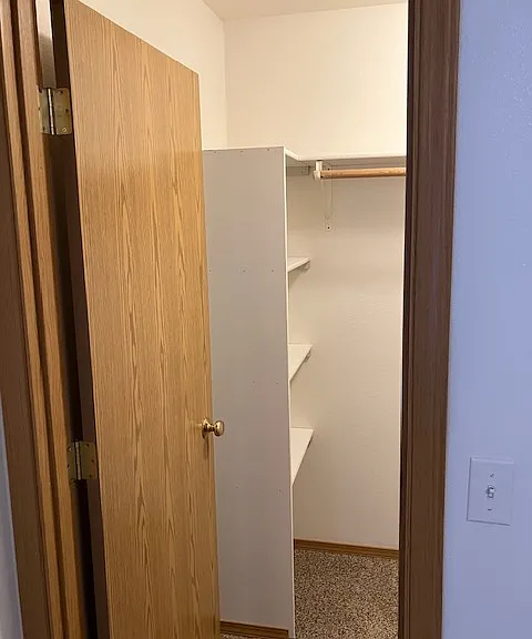 Master walk-in closet