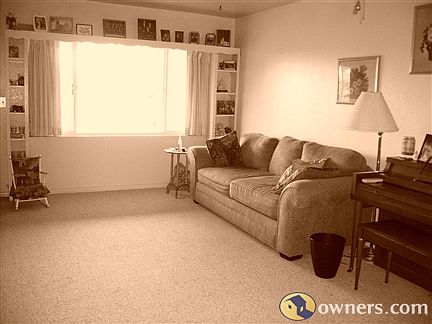 Living room/ new carpet to be installed August 2012