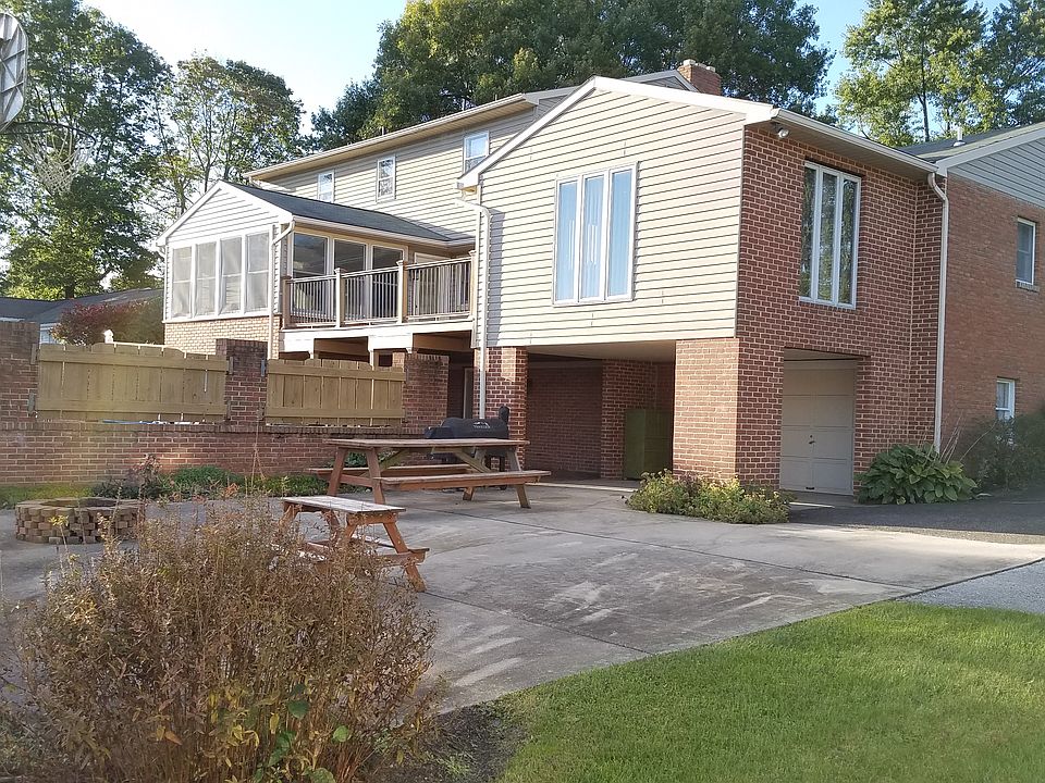 Rear of house