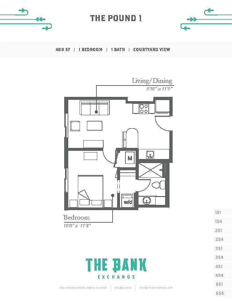 Floor plan The Pound