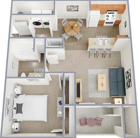 One Bedroom One Bedroom