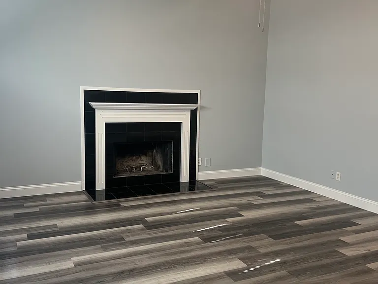 New flooring in a remodeled unit.
