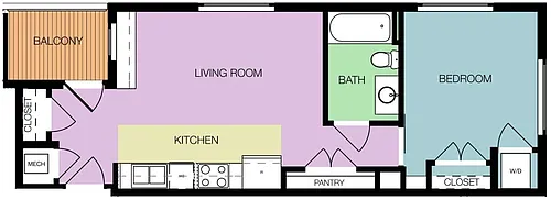 Floor plan Masonry T2-A6
