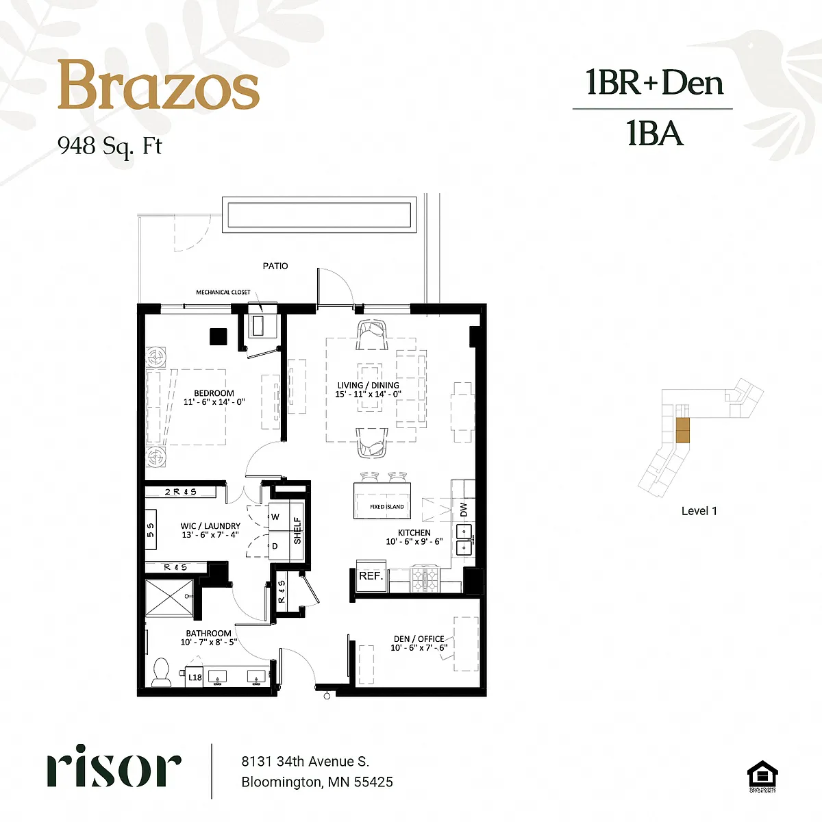 Floor plan Brazos