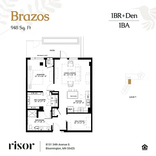 Floor plan Brazos