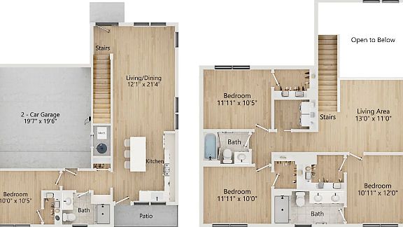 4 Bedroom Single Family Home
with Loft