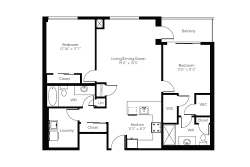 Floor plan The Violet