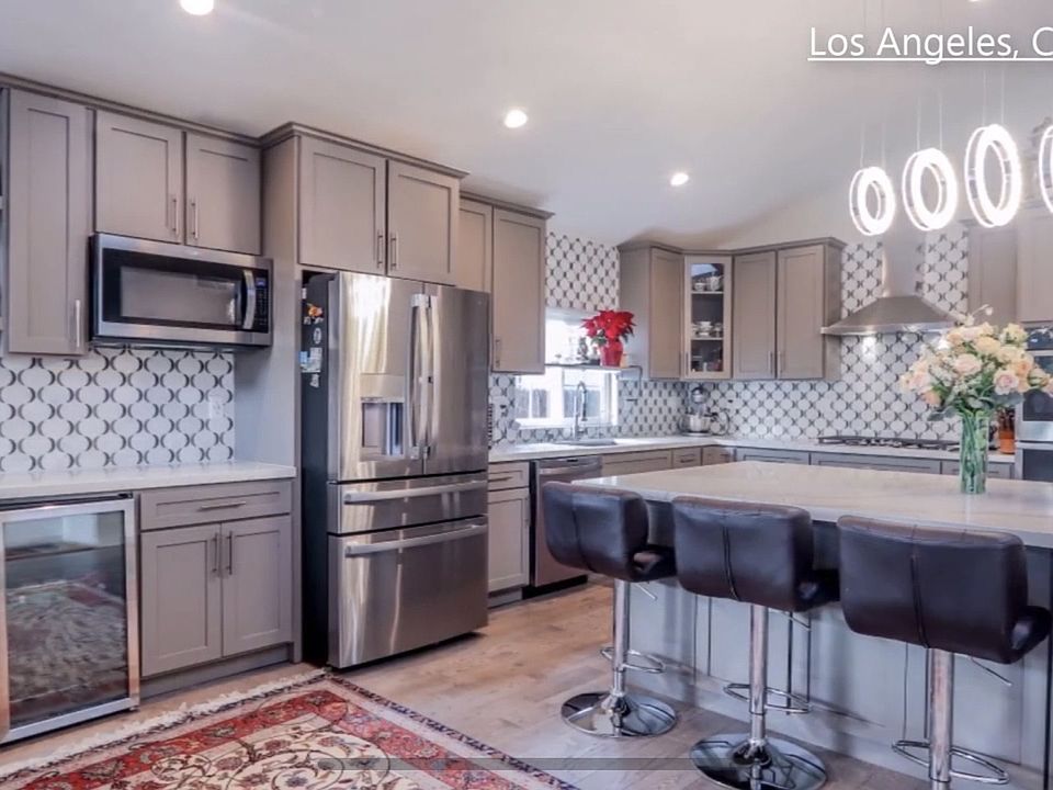 kitchen and extended coffee bar