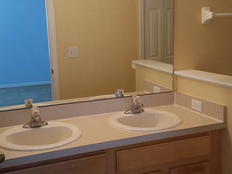 One of the master bathrooms.
