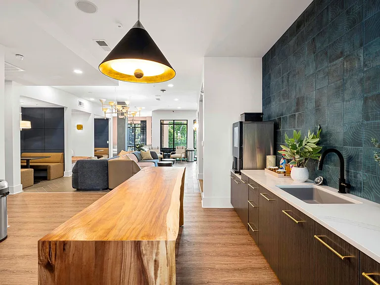 Resident Lounge with Coffee Bar