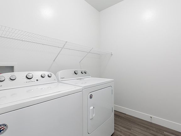 Washer and dryer included