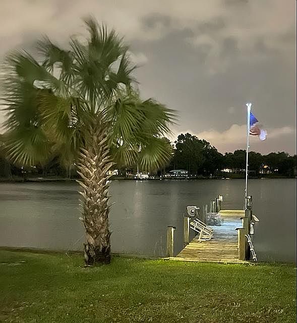 Bay view in the evening