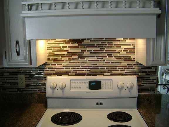 Tiled backsplash