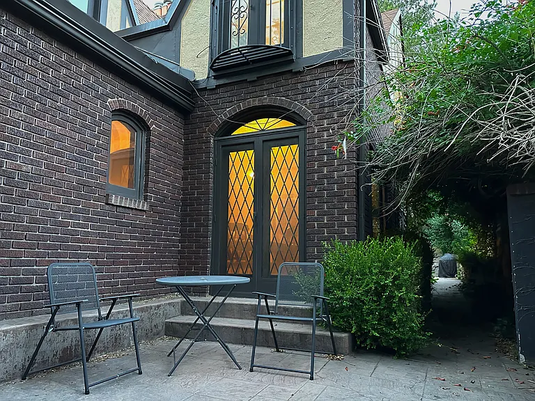 front patio area