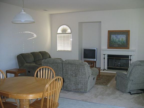 Big family room just off from kitchen.