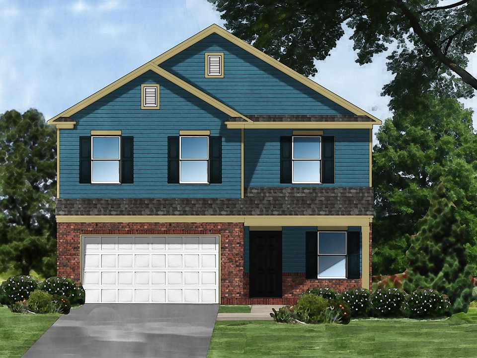 Oleander EL_A2 Brick Front Watercolor