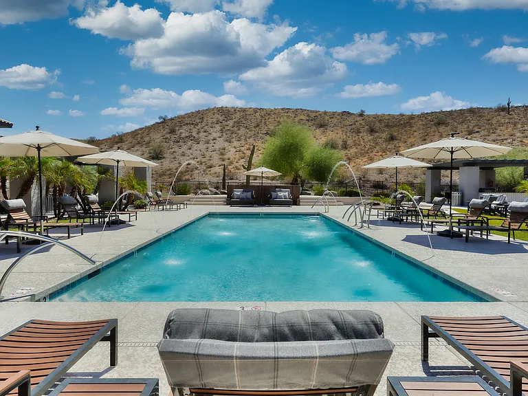 Resort Style Pool with Lounge Seating