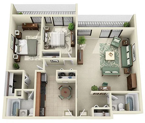Floor plan B2