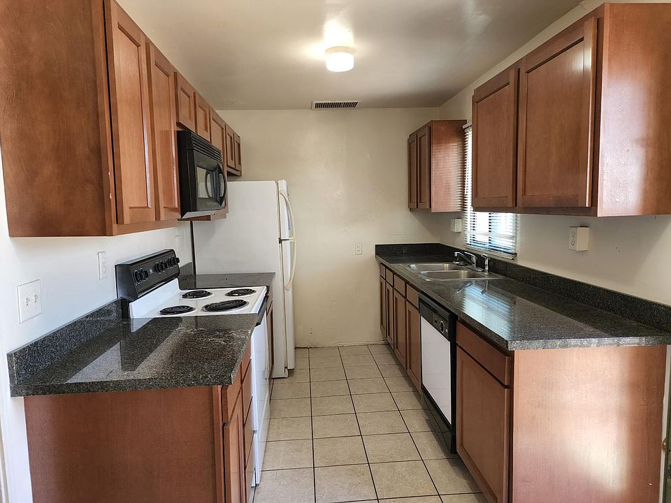 Lots of counter space and built-in microwave.