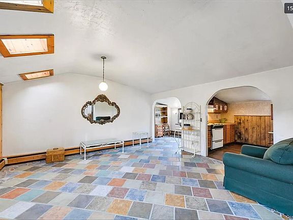 Living Area with Skylights