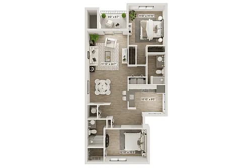 Floor plan B1
