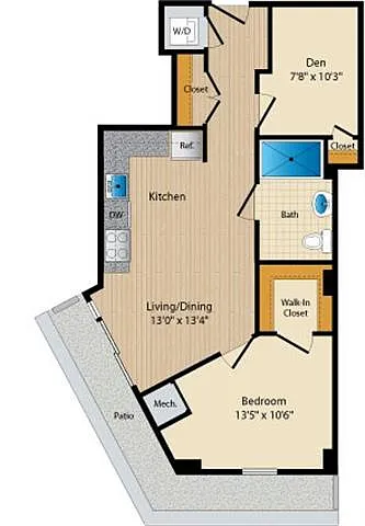 Floor plan Style C26 Den