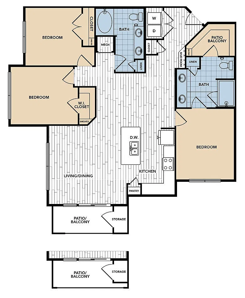 Floor plan D1A