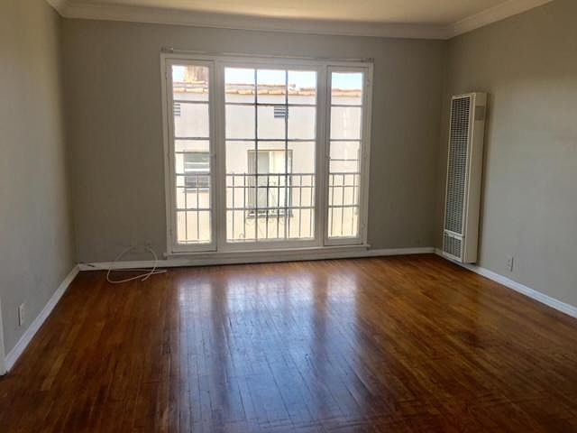 Sunny, airy with nice hardwood floors.