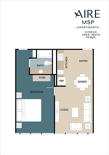 Floor plan Cirrus | Furnished