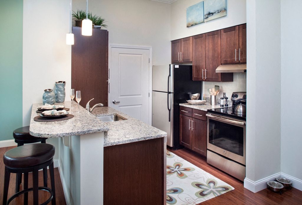 One of Our Phase II Apartments with Hardwood Floors