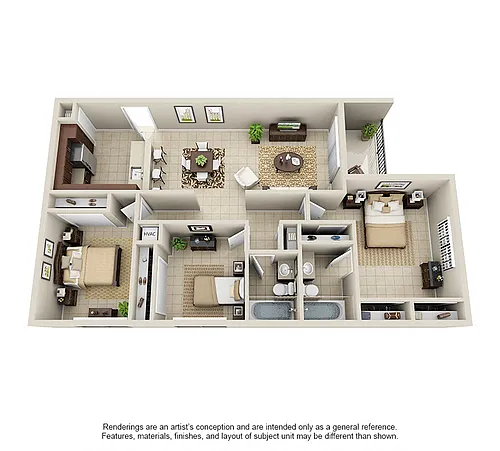 Floor plan PH2 Reno - C