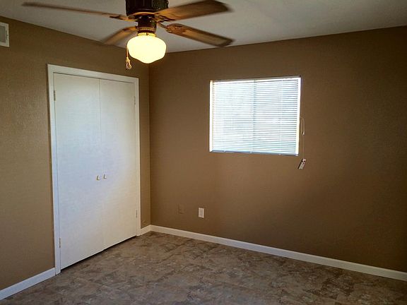 both bedrooms have built in storage