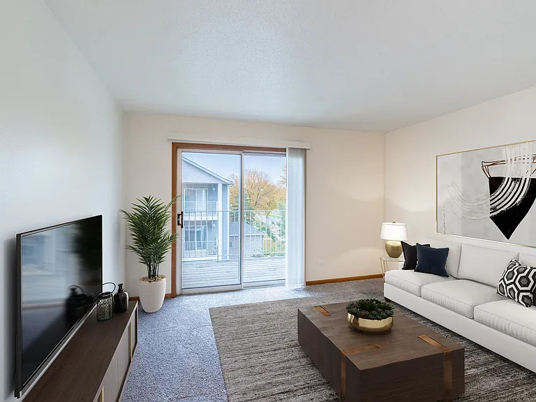 Fargo, ND Flagstone Apartments | 21B | Living