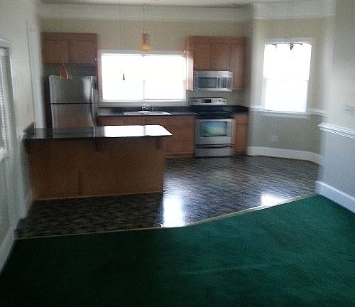 Kitchen open to Living Room