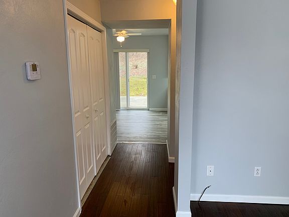hallway into kitchen/dining