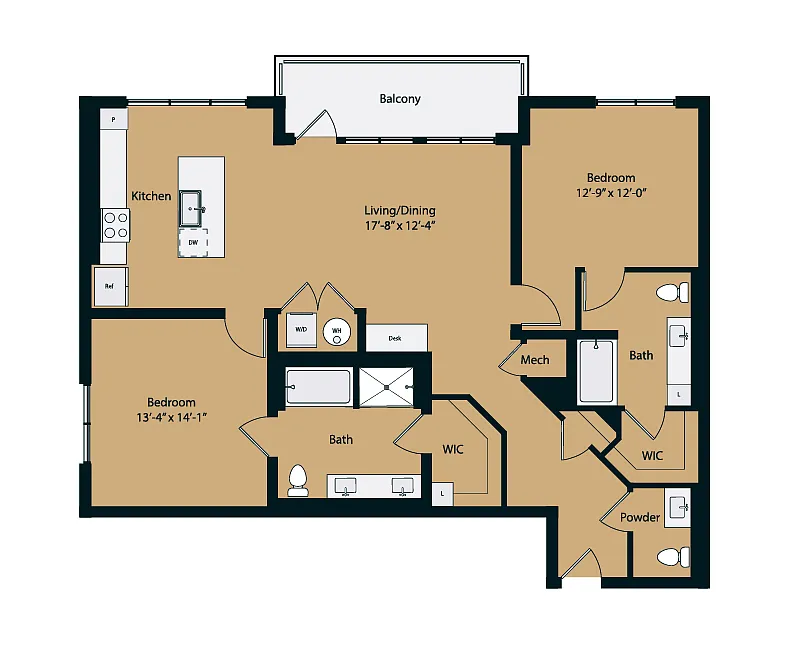 Floor plan 2C-1