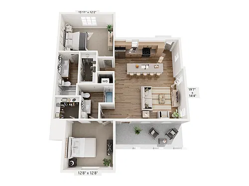 Floor plan B1