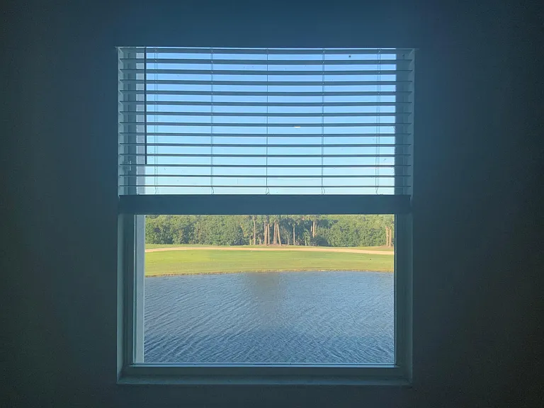 Master bedroom view looking west
