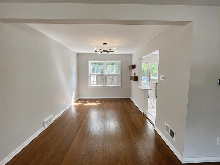 facing back of condo
