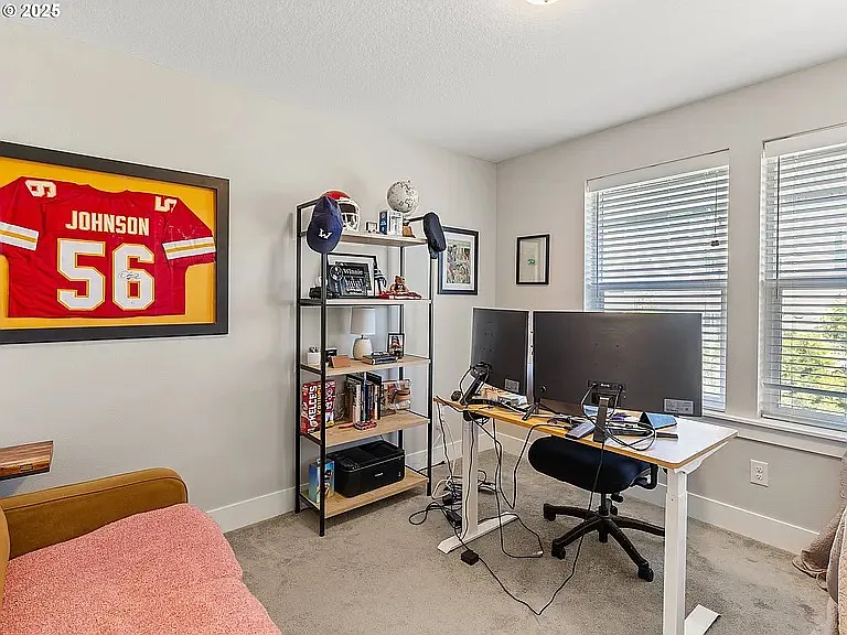 Staged home office - secondary bedroom 3