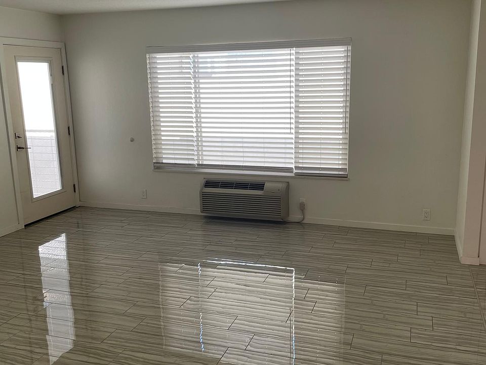 View of the living room and front door.