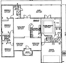 Layout of house