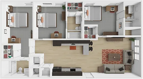 Floor plan Waycar BEDROOM ONLY