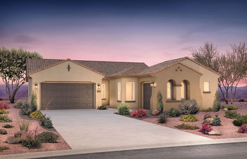 The Catalina home design features a large single story with 3-car garage and open living spaces.