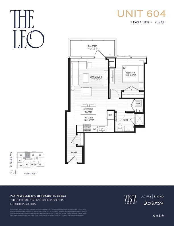 Floor plan 604